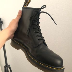New Black Doc Marten Boots
